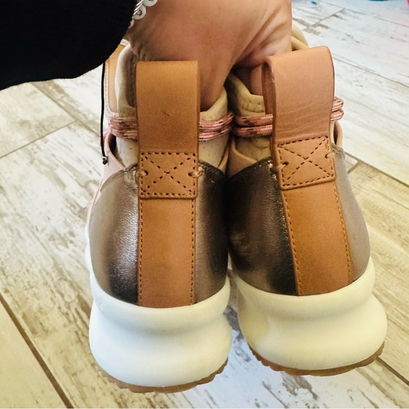 anthropologie See By Chloé Casey pink High Top Platform Hiker Sneakers sz 37 - Picture 9 of 13